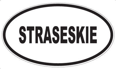STRASESKIE - Oval Magnet