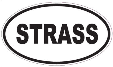 STRASS - Oval Sticker