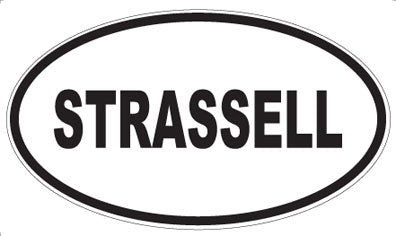 STRASSELL - Oval Magnet