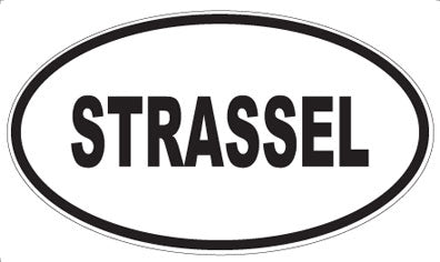 STRASSEL - Oval Magnet