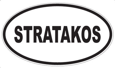 STRATAKOS - Oval Sticker