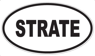 STRATE - Oval Magnet