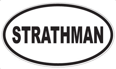 STRATHMAN - Oval Magnet