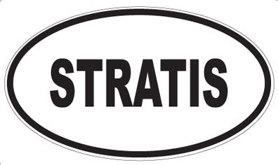 STRATIS - Oval Sticker
