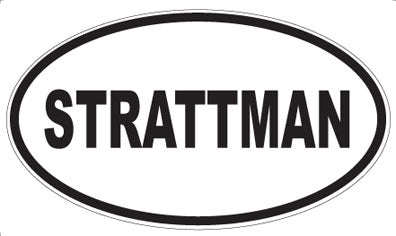 STRATTMAN - Oval Magnet