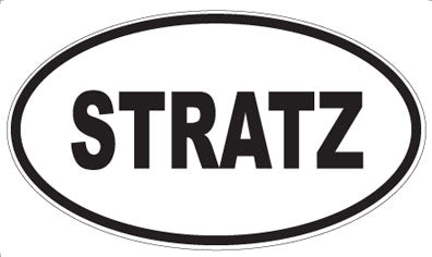 STRATZ - Oval Magnet
