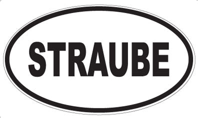 STRAUBE - Oval Magnet