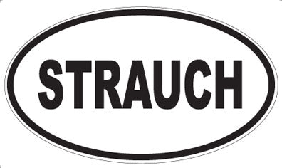 STRAUCH - Oval Magnet