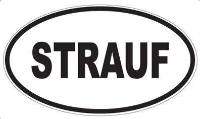 STRAUF - Oval Magnet