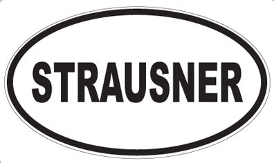 STRAUSNER - Oval Magnet