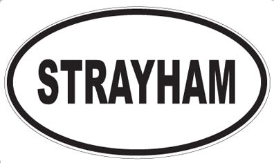STRAYHAM - Oval Magnet