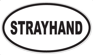 STRAYHAND - Oval Sticker