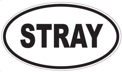 STRAY - Oval Magnet