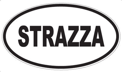 STRAZZA - Oval Magnet