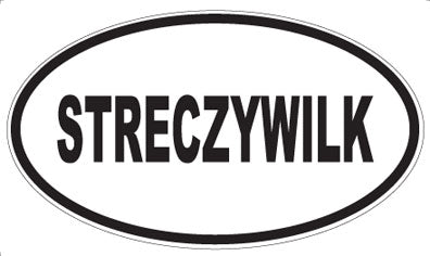 STRECZYWILK - Oval Magnet