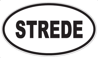 STREDE - Oval Sticker