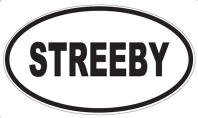 STREEBY - Oval Magnet