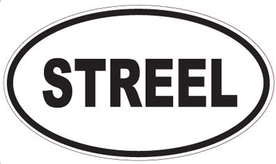 STREEL - Oval Sticker