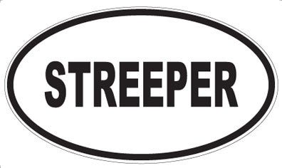 STREEPER - Oval Magnet