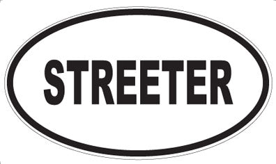 STREETER - Oval Magnet