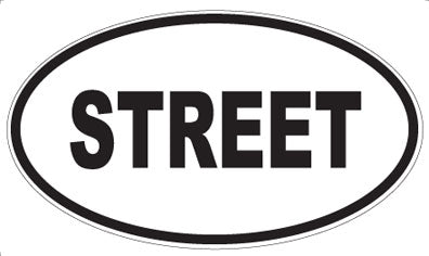 STREET - Oval Magnet