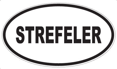 STREFELER - Oval Sticker
