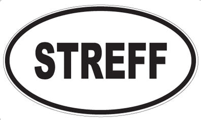 STREFF - Oval Sticker