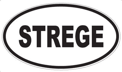 STREGE - Oval Magnet