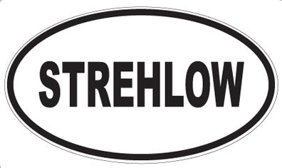 STREHLOW - Oval Sticker