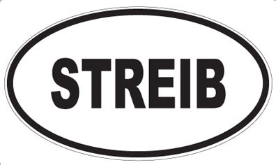 STREIB - Oval Sticker