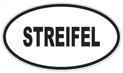 STREIFEL - Oval Magnet