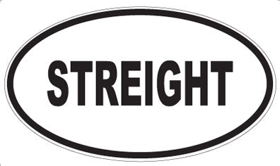 STREIGHT - Oval Magnet