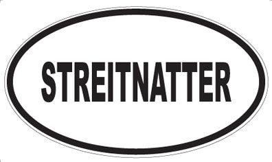 STREITNATTER - Oval Magnet