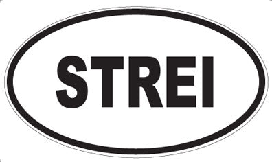STREI - Oval Magnet