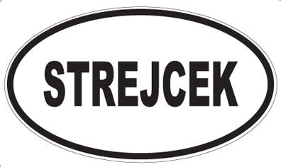 STREJCEK - Oval Magnet