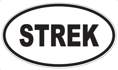 STREK - Oval Sticker