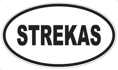 STREKAS - Oval Magnet
