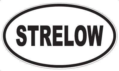STRELOW - Oval Sticker