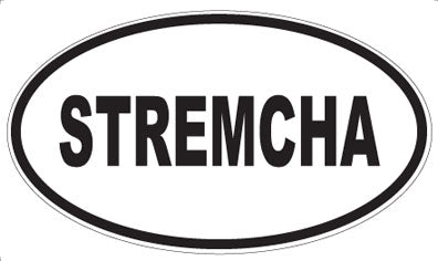 STREMCHA - Oval Sticker