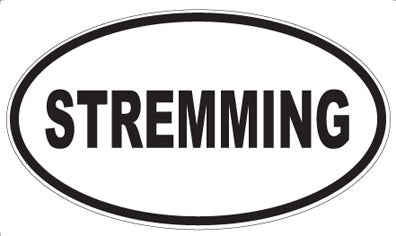 STREMMING - Oval Sticker