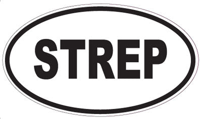 STREP - Oval Magnet