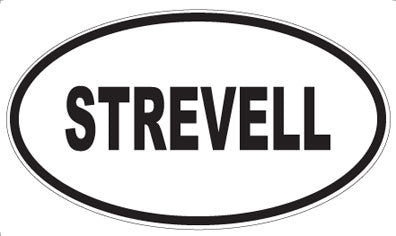 STREVELL - Oval Sticker