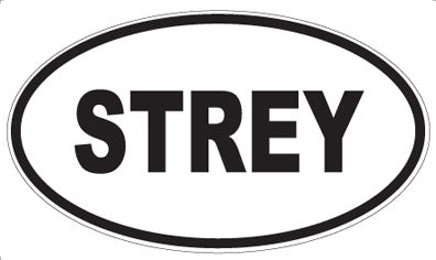 STREY - Oval Magnet