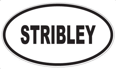 STRIBLEY - Oval Sticker