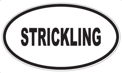 STRICKLING - Oval Magnet