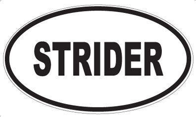 STRIDER - Oval Magnet
