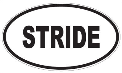 STRIDE - Oval Magnet