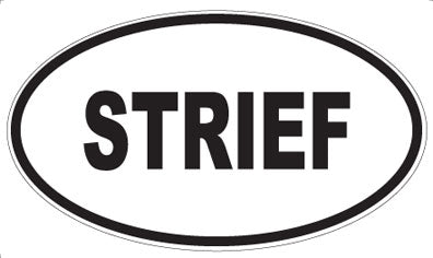 STRIEF - Oval Magnet