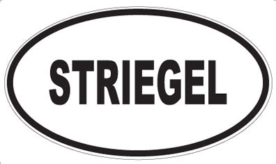 STRIEGEL - Oval Magnet