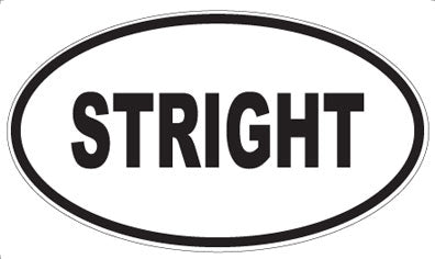 STRIGHT - Oval Magnet